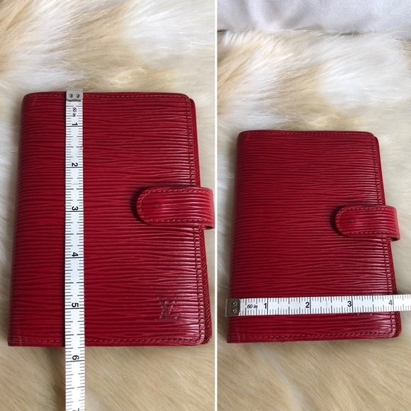 Authentic LV Red Vernis PM Agenda - Picture 8 of 8